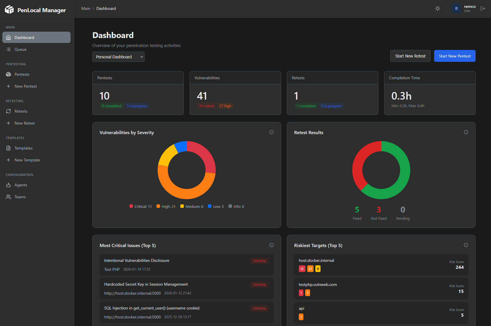 PenLocal Dashboard