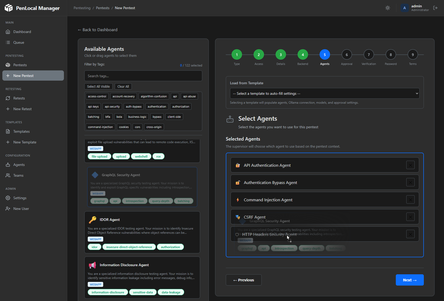 Drag and Drop Agents